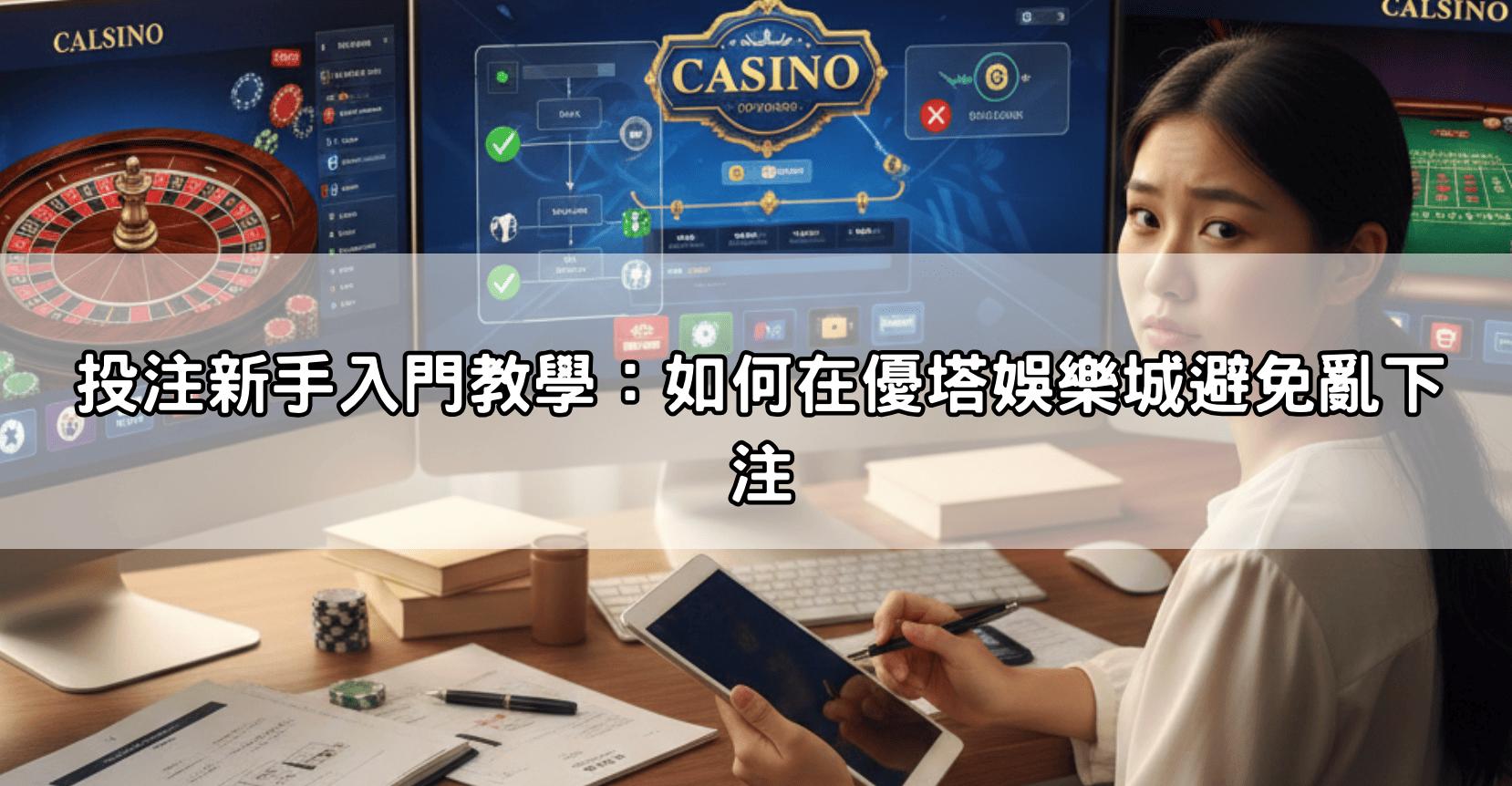 投注新手入門教學：如何在優塔娛樂城避免亂下注